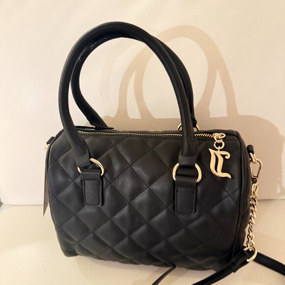 NWT JUICY COUTURE JUICY GIRL ONLY SATCHEL CROSSBODY BAG W WALLET BLACK - Picture 5 of 10